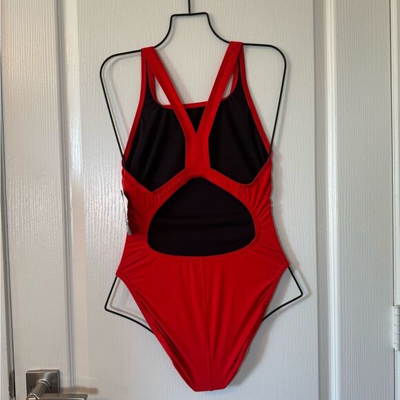 Speedo Women's Swimsuit One Piece ProLT Super Pro Solid Adult Red 12 / 38 - Picture 5 of 11